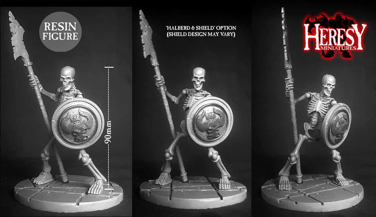 Skeleton 3-Up #05: Skeleton with Scythe 01 - Click Image to Close