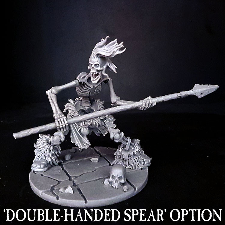 Skeleton 3-Up #07: Skeleton Barbarian with Great Weapon MASTER