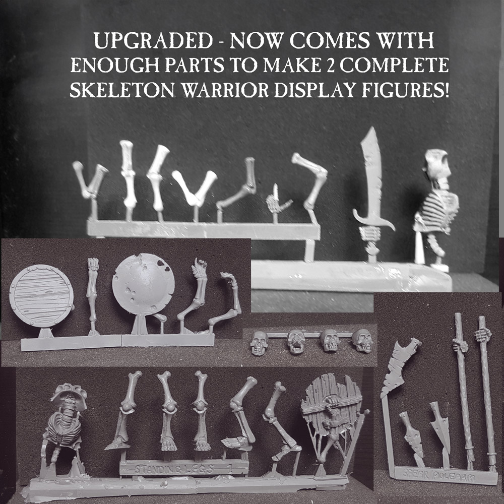 Skeleton 3-UP #10: Skeleton Warriors (PACK OF 2)