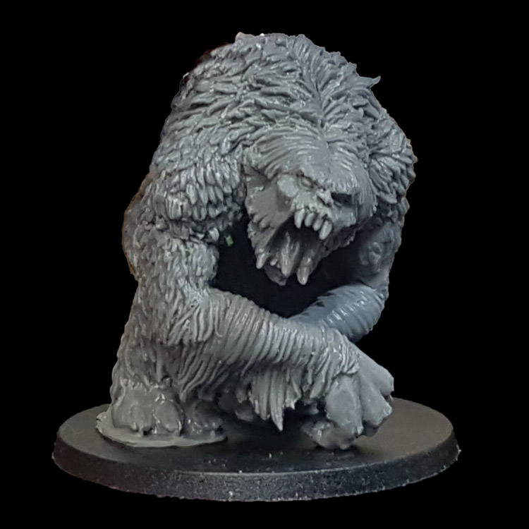 PRE-ORDER - Snow Troll II (Hunched) - Production Version - Click Image to Close