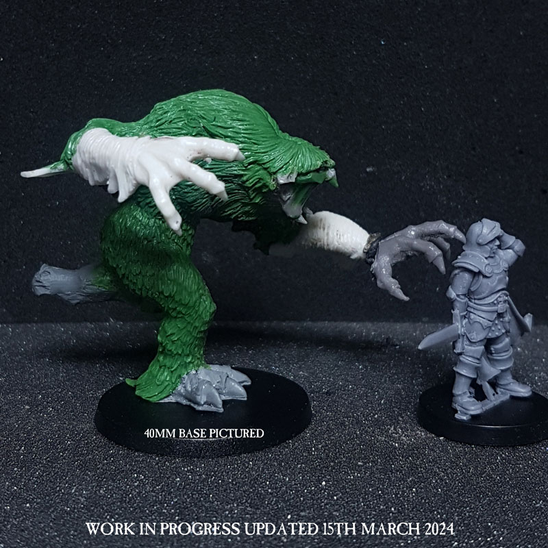 LIMITED AMOUNT - MASTER CASTING - Snow Troll II (Attacking)