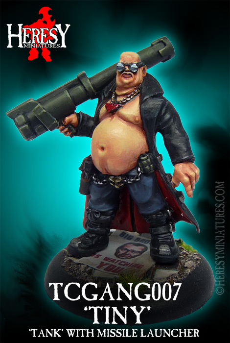Tiny, 'Tank' ganger with Rocket Launcher [METAL] - Click Image to Close