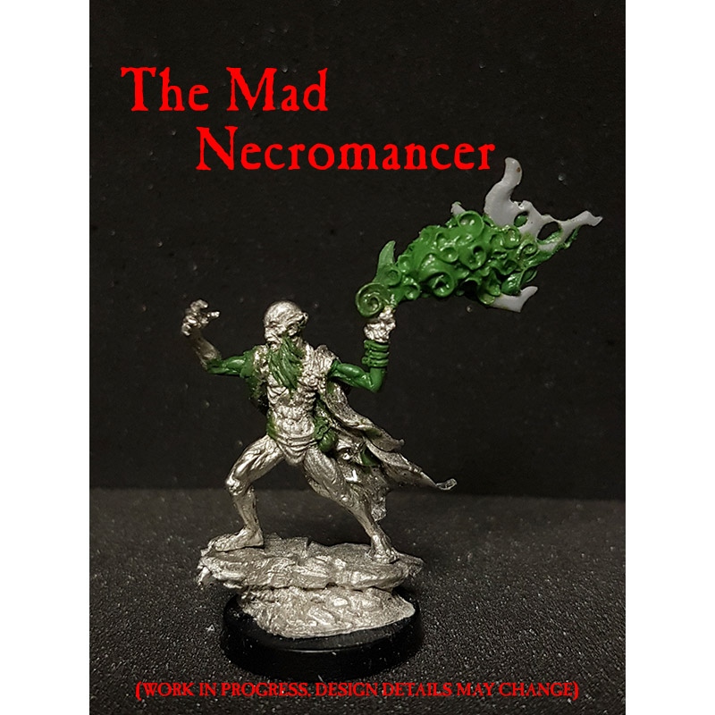 RESIN The Mad Necromancer [PRE-ORDER] - Click Image to Close