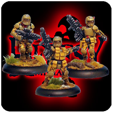 Troopers pack 3 (3 figures) [Closed Visors]