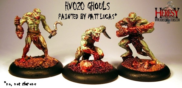 Ghouls PACK 1 (x 3 figures)